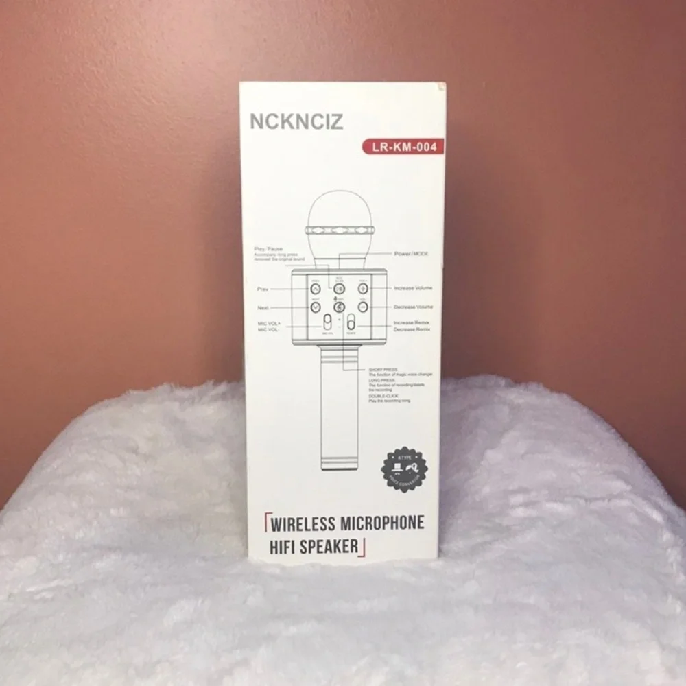 Wireless Pink Microphone